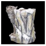 Figural Wolf Planter