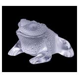 Lalique Gregoire Toad Figurine / Paperweight