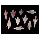 Neolithic Arrowheads Gem Grade Sahara (10)