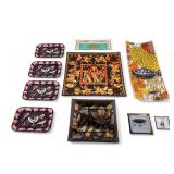 MCM Glass and Tin Trays