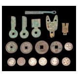 Chinese Spade & Cash Coins + Early 20th C