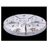 Herend Rothschild Bird Crudite Server