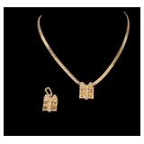 Givenchy Designer Necklace and Pendant Charm