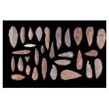 Neolithic Flint Tool Saharan Artifacts (30 Pc.)