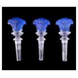 Rosenthal Versace Medusa Head Bottle Stoppers (3)