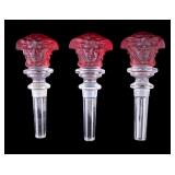 Rosenthal Versace Medusa Head Bottle Stoppers (3)