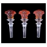 Rosenthal Versace Medusa Head Bottle Stoppers (3)