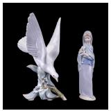 Lladro Porcelain Figurines (2)