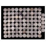 Roosevelt 1946-1964 Silver Dimes (85)