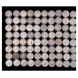 Roosevelt 1946-1964 Silver Dimes (80)