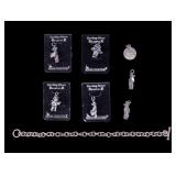 Boyds Bears Sterling Charms and Charm Bracelet