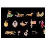 Whimsical Vintage Brooches - Some Signed