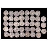 Washington 1961-64 Silver Quarters (38)