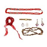 Vintage Jewelry & Stone Necklaces