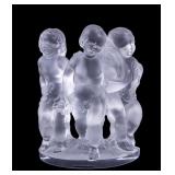 Lalique Luxembourg Cherub Figurine