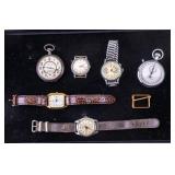Watches w/Citizen, Gruen, Exacta + Corgemont PW
