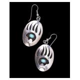 Sterling Native American Earrings