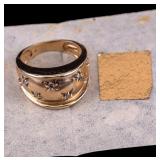 14K G Gypsy Ring and Thai Gold Leaf Sheets