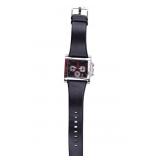 Lucien Piccard Square Chronograph Watch with Black