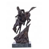 After Frederic Remington "Mountain Man" Bronze