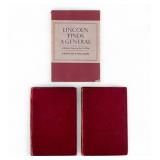 Books on A. Lincoln w/ Lincoln Finds a General