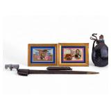 Early Flask, Lincoln, Sharpshooter Glasses, Bayon.
