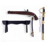 Civil War Swords and Pistol Replicas