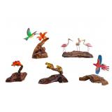 John Perry Driftwood Bird / Frog Sculptures (5)