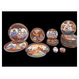 Japanese Satsuma Moriage Dishes + Trinket Boxes