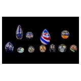 Blown Glass Paperweights (11)