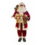 Life Size Santa Claus Figure w/ Teddy Bears