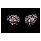 John Hardy Attr. 14k Over Sterling earrings