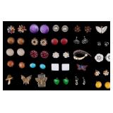 Vintage Clip Earrings and Butterfly Jewelry