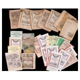 8 Farmers Almanacs 1920s, 40s, 60s and 70s