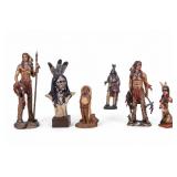 Native American Figurines & Sculptures (6)