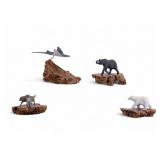 John Perry Driftwood Animal Sculptures (4)