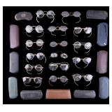 Antique/Vintage PA Eyeglasses, Cases, Pocket Books