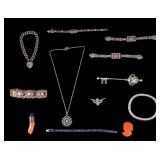 Antique Sterling Victorian and Art Deco Jewelry