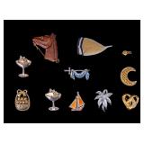 Vintage Best, Monet, Handcarved, more Brooches