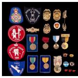 Vintage Badges and Military Medals