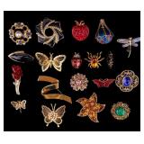 Trifari and Vintage Brooches