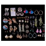 Costume Earrings, Elephant Pair, Fashion Jewelry