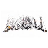 Large Collection of Vintage Hat Pins