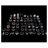 Over 60 Costume Jewelry Rings