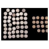 Buffalo Nickels (42) and Indian Head Pennies (15)
