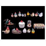 Bird Figurines & Christmas Desk Items