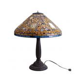 Leaded Glass Style / Slag Glass Table Lamp