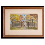 George A. Bradshaw Watercolor Landscape