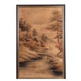 Early 20th C Japanese Embroidery