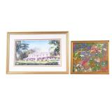 Ignacio Cruz, Dan Wells Signed Paintings (2)